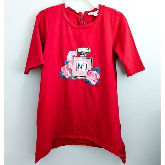 Jessica Simpson Girls Perfume Sharkbite Shirt - Picture 1 of 3